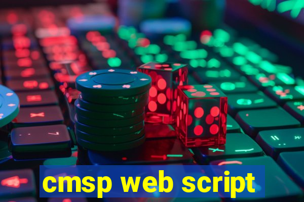 cmsp web script